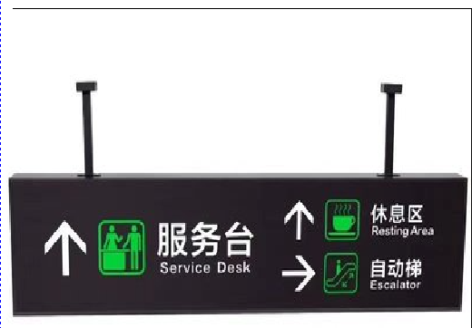 汶川吊牌灯箱制作流程。