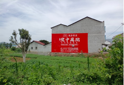 汶川做墙体广告的意义
